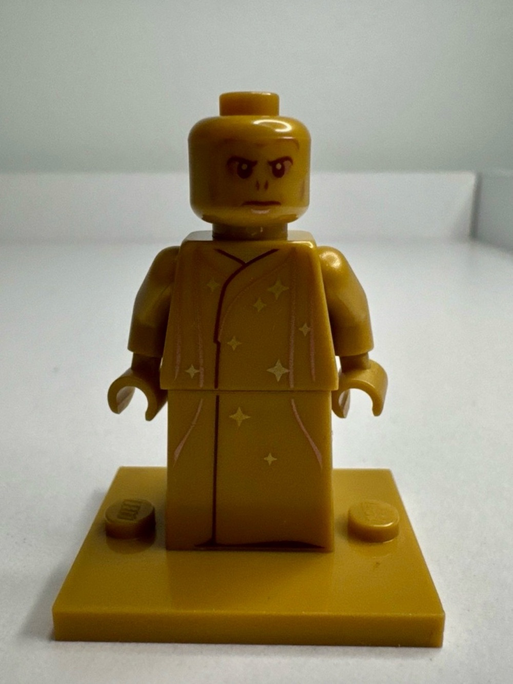 LEGO Harry Potter Minifigure Lord Voldemort 20th Anniversary Gold hp312 76389